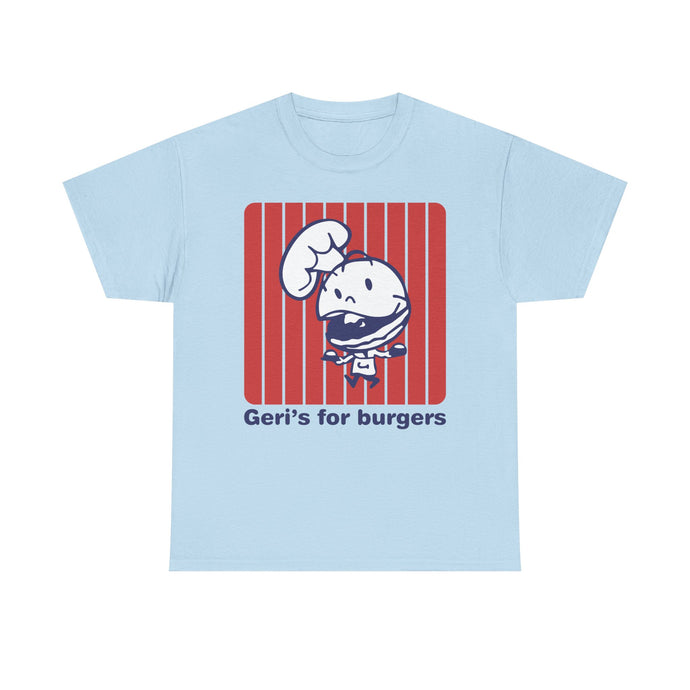 Geri's For Burgers Vintage Restaurant Chain Logo Diner T-Shirt