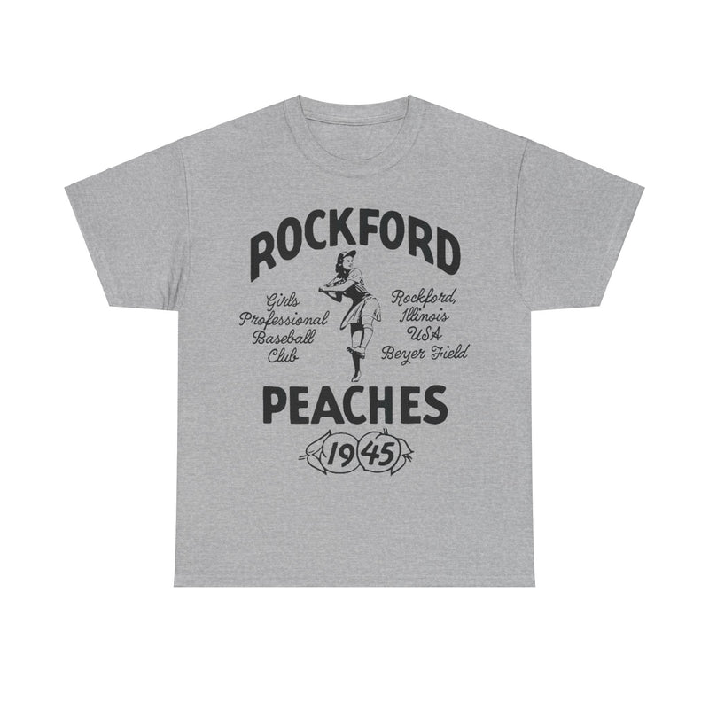 Load image into Gallery viewer, Rockford Illinois Peaches Nostalgic Retro Baseball Team T-shirt
