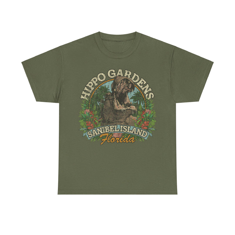 Load image into Gallery viewer, Sanibel Island Hippo Gardens Florida Park T-shirt
