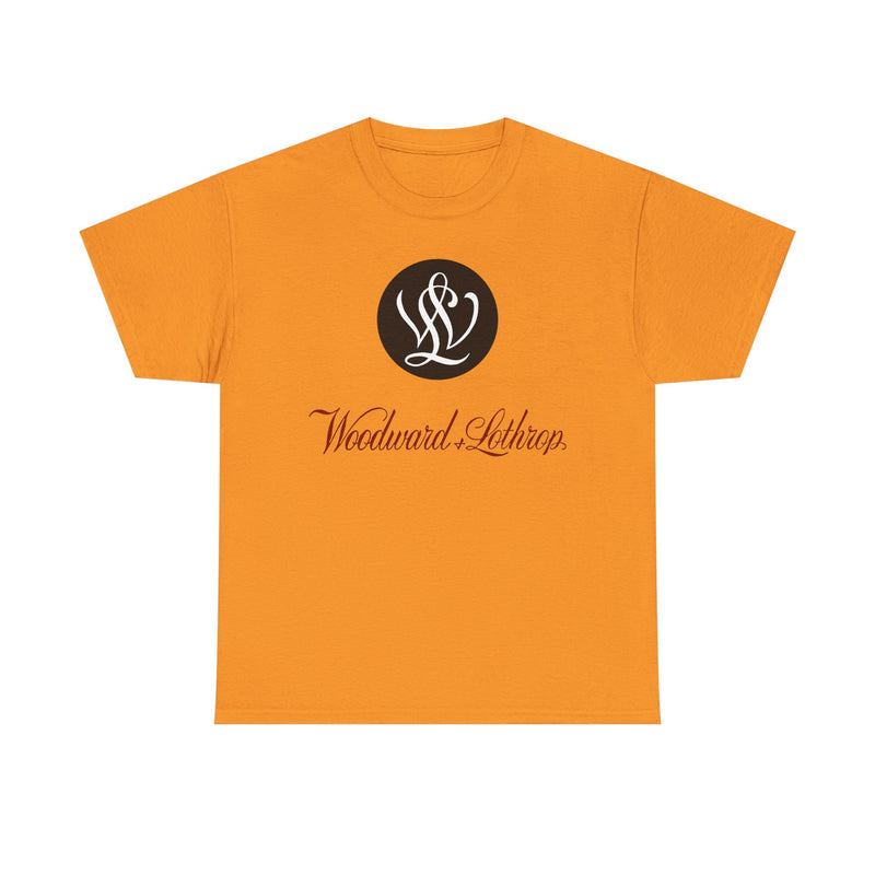 Load image into Gallery viewer, Woodward &amp; Lothrop Black Circle Monogram W&amp;L Department Store DC T-shirt
