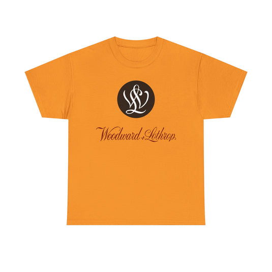 Woodward & Lothrop Black Circle Monogram W&L Department Store DC T-shirt