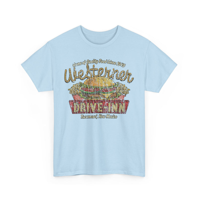 Load image into Gallery viewer, Westerner Drive-Inn 1949 Tucumcari New Mexico Diner Fast Food Restaurant T-shirt
