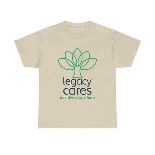 Legacy Cares T-Shirt - Nonprofit Sports Industry Bankrupt Logo Tee
