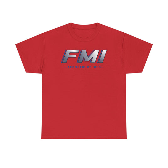 FMI Aerostructures T-Shirt Defunct Aerospace Company Bankrupt Logo Tee