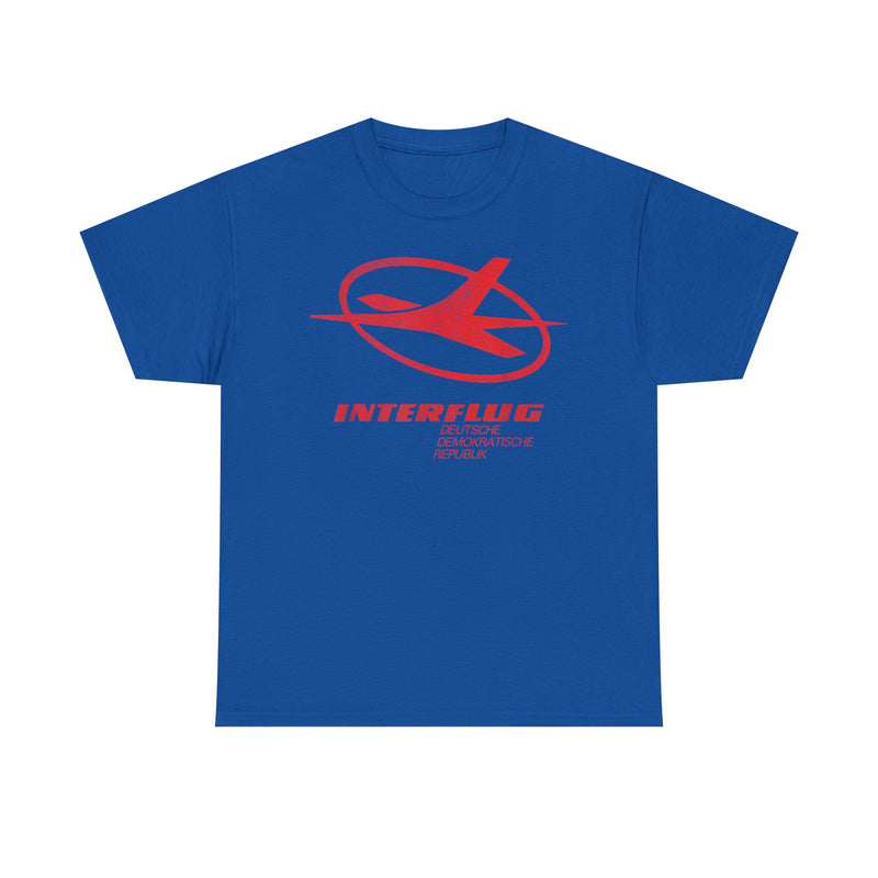 Load image into Gallery viewer, German Interflug Airlines Retro Nostalgic T-shirt
