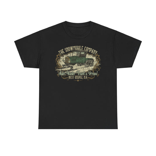 The Snowmobile Company 1922 West Ossipee New Hampshire Car Snow Logo T-shirt