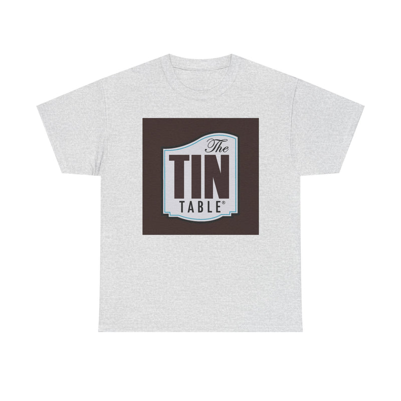 Load image into Gallery viewer, The Tin Table T-Shirt - Restaurant Industry Defunct Logo Tee
