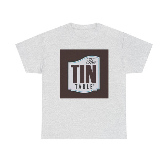 The Tin Table T-Shirt - Restaurant Industry Defunct Logo Tee