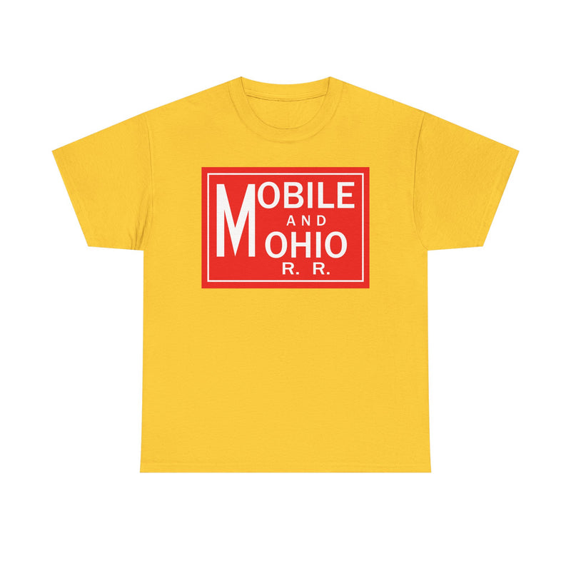 Load image into Gallery viewer, Mobile Ohio Railroad Vintage Train Railway Logo T-Shirt
