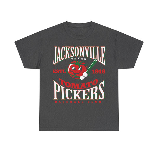 Jacksonville Tomato Pickers Est 1916 Texas Baseball T-shirt