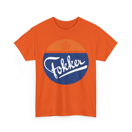 Fokker Royal Dutch Aircraft Manufacturer Vintage Logo T-Shirt