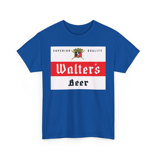 Walter's Beer Superior Quality Logo Brewery Brand T-Shirt