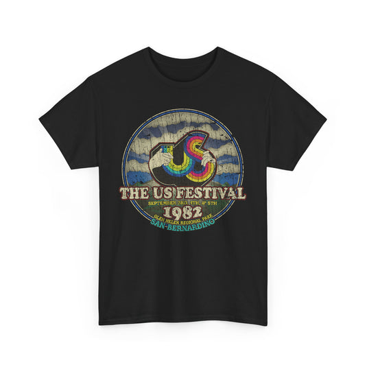 US Festival 1982 Glen Helen Music Technology Concert Festival T-shirt