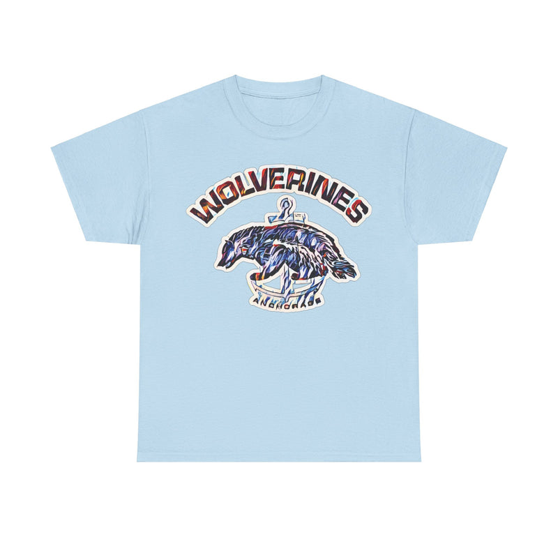 Load image into Gallery viewer, Anchorage Wolverines Alaska Hockey T-shirt
