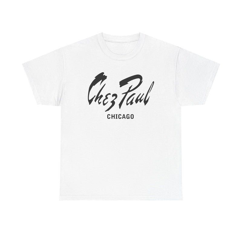 Load image into Gallery viewer, Chez Paul T-Shirt - French Fine Dining Industry Defunct Logo Tee
