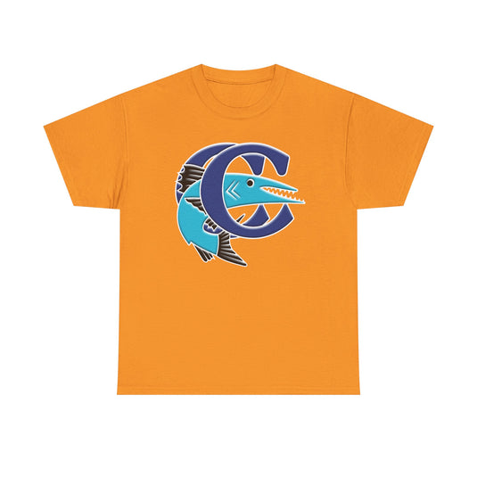 Corpus Christi Barracudas T-Shirt - Baseball 1994-95 Defunct Team Logo Tee