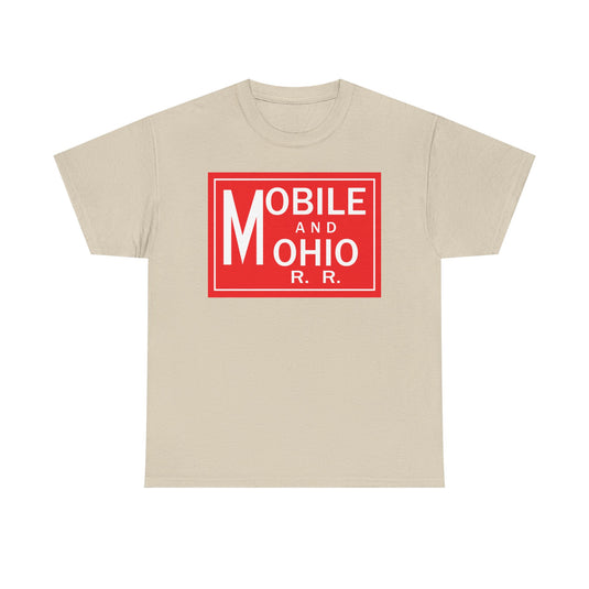 Mobile Ohio Railroad Vintage Train Railway Logo T-Shirt