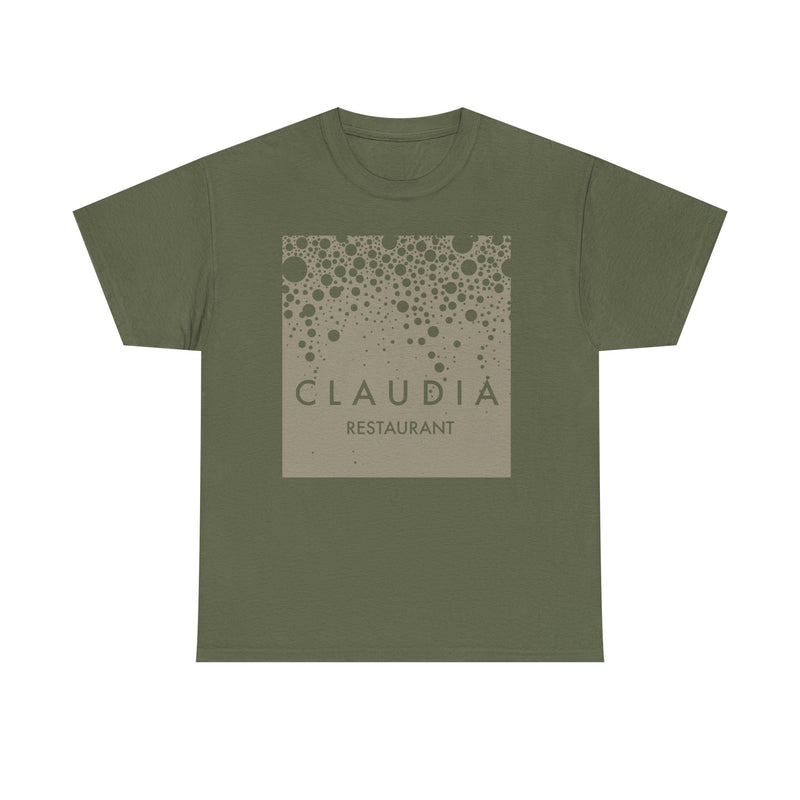 Load image into Gallery viewer, Claudia Restaurant T-Shirt - Fine Dining Industry Defunct Logo Tee
