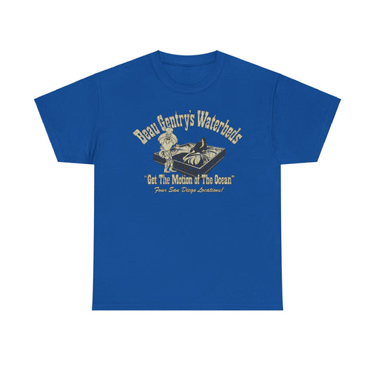 Beau Gentrys Waterbeds San Diego California Store T-shirt