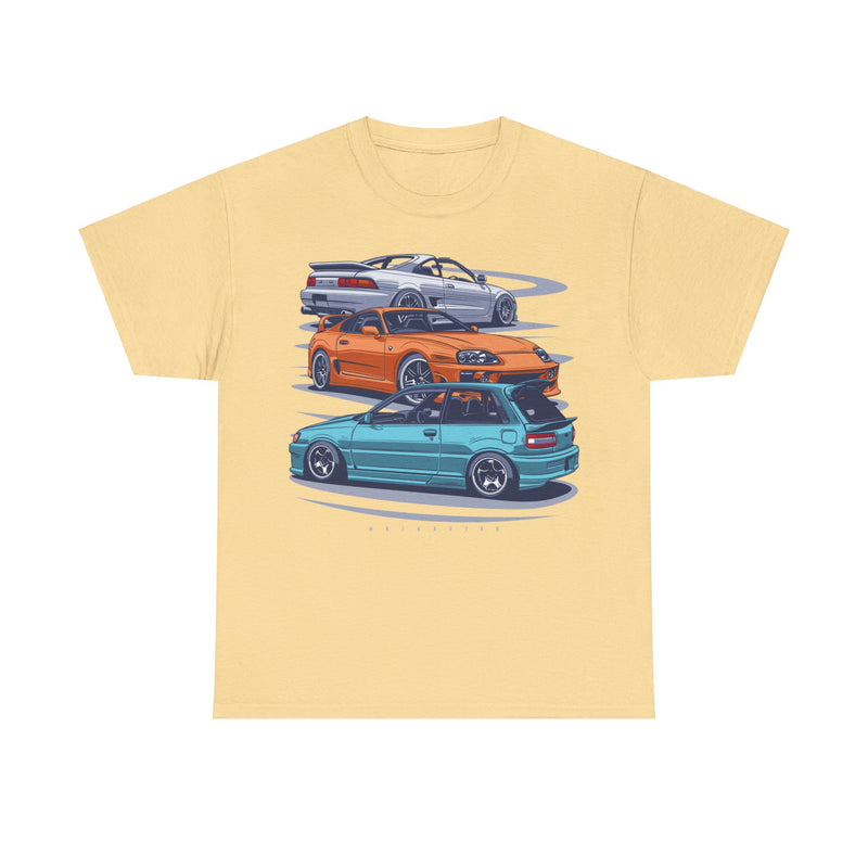 Load image into Gallery viewer, Toyota Starlet Supra MR2 Car T-shirt
