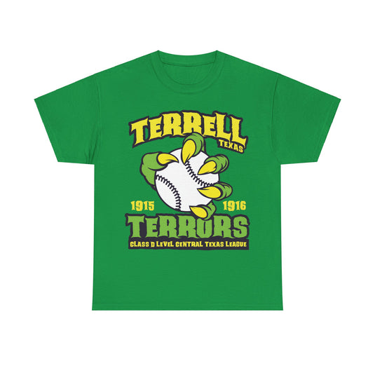 Terrell Terrors Est 1915 Texas Baseball T-shirt