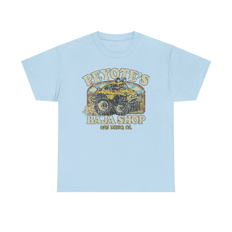 Load image into Gallery viewer, Peyotes Baja Shop San Diego California Car T-shirt
