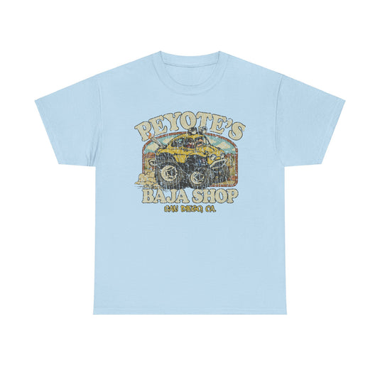 Peyotes Baja Shop San Diego California Car T-shirt