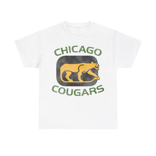 Chicago Cougars Illinois Ice Hockey T-shirt