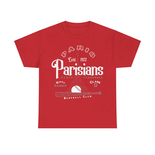 Paris Parisians Est 1922 Tennessee Baseball T-shirt