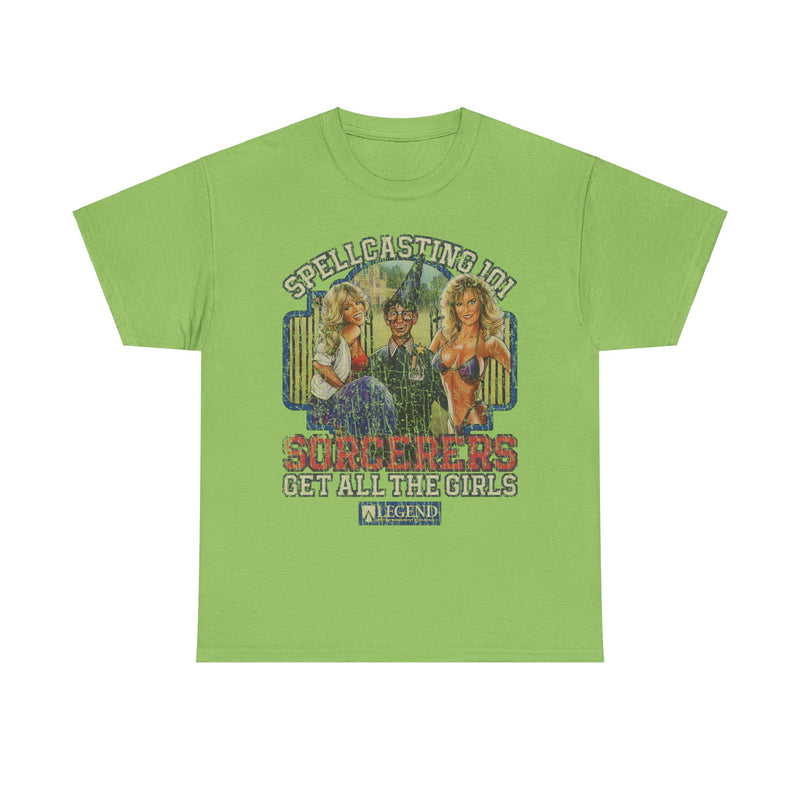 Load image into Gallery viewer, Spellcasting 101 Sorcerers Get All the Girls 1990 Adventure Video Game T-shirt
