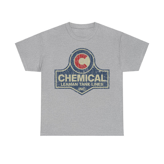 Chemical Leaman Tank Lines 1961 Trucking Distressed Print T-shirt