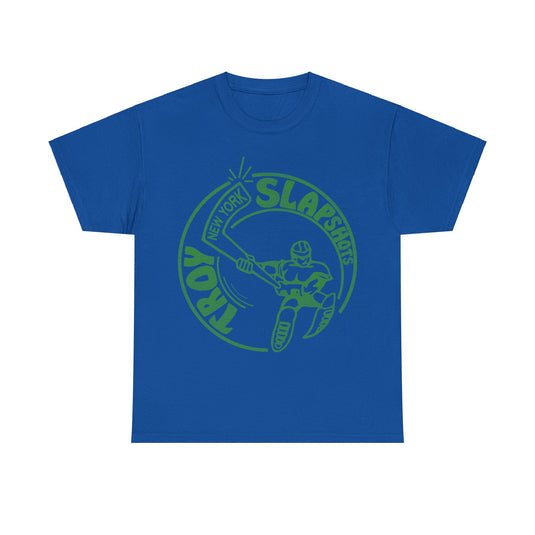 Troy Slapshots New York Hockey Team T-shirt