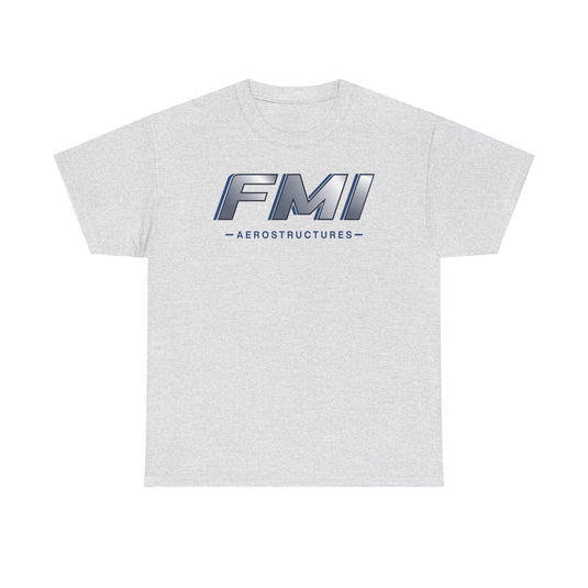 FMI Aerostructures T-Shirt Defunct Aerospace Company Bankrupt Logo Tee