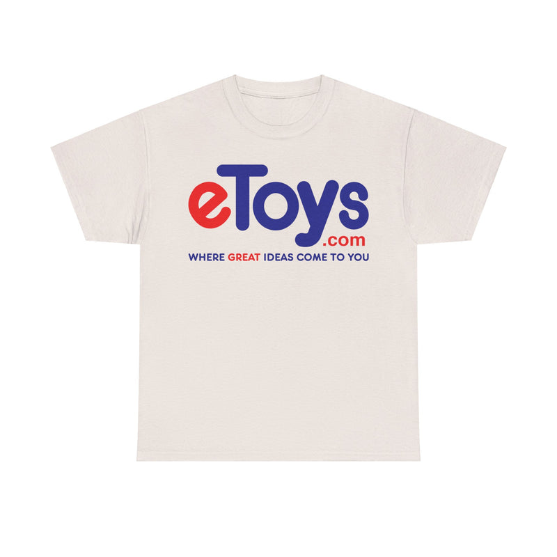 Load image into Gallery viewer, Etoys.com Logo T-Shirt: “Where Great Ideas Come To You”
