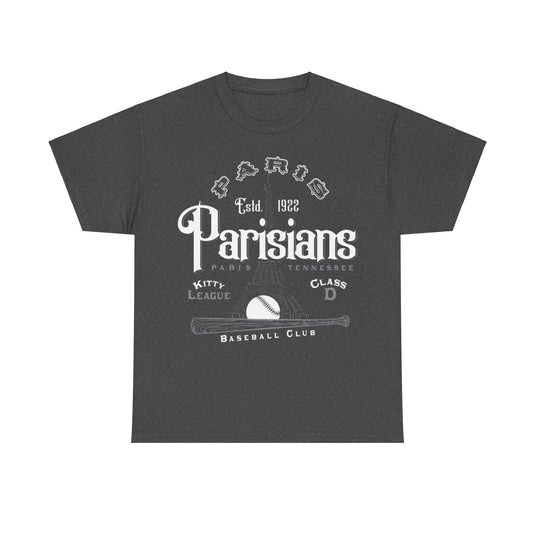 Paris Parisians Est 1922 Tennessee Baseball T-shirt