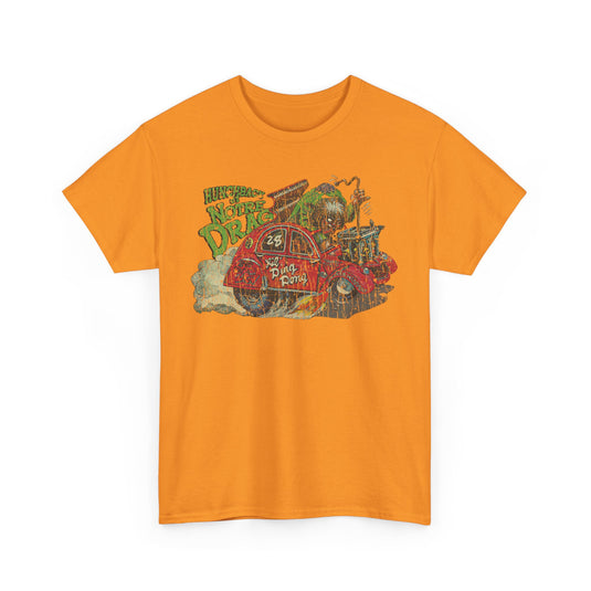 Weird Wheels Hunchback of Notre Drag 1980 Card T-shirt