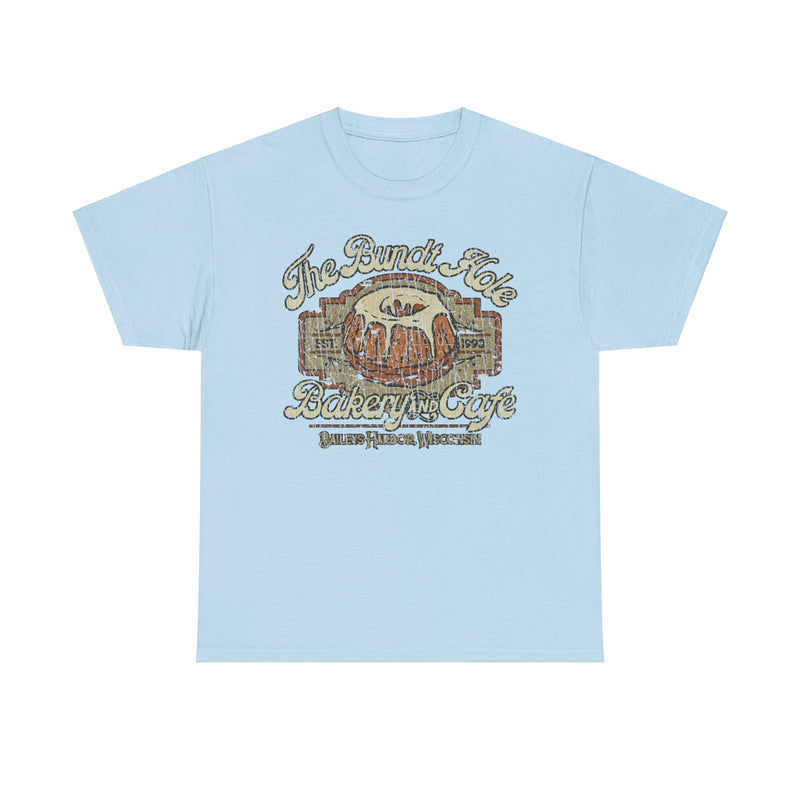 Load image into Gallery viewer, The Bundt Hole Bakery and Cafe 1993 Baileys Harbor Wisconsin Cake Shop T-shirt
