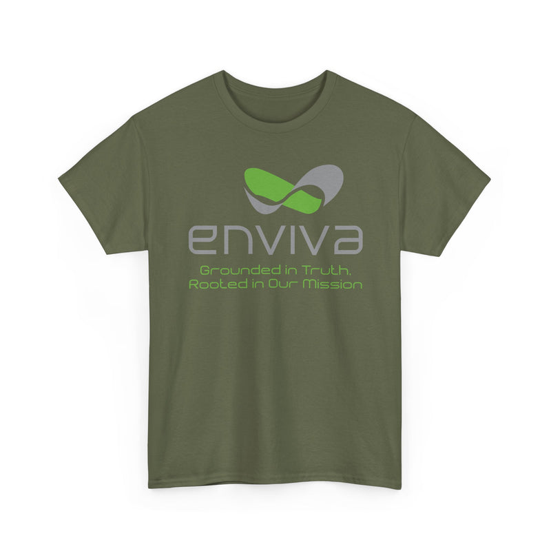 Load image into Gallery viewer, Enviva T-Shirt Defunct Biomass Company Grounded In Truth Rooted In Our Mission Tee
