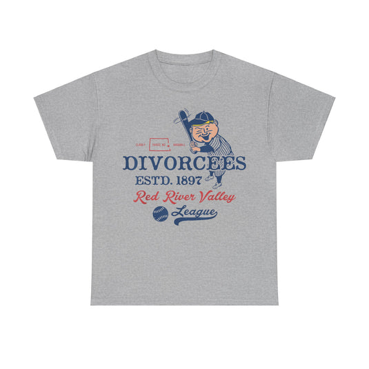 Fargo Divorcees North Dakota Nostalgic Retro Baseball Team T-shirt