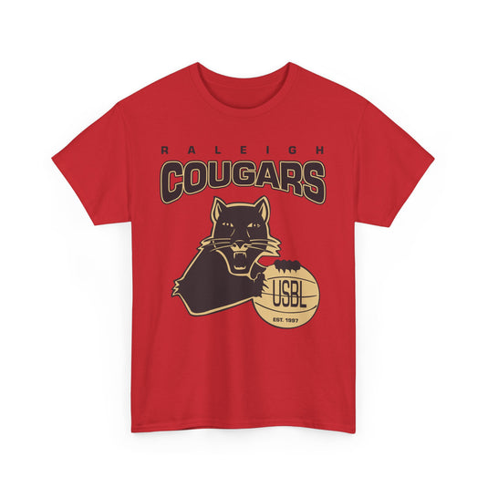 Raleigh Cougars North Carolina Basketball 1997-1999 T-shirt