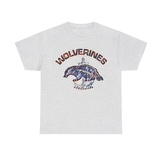 Anchorage Wolverines Alaska Hockey T-shirt