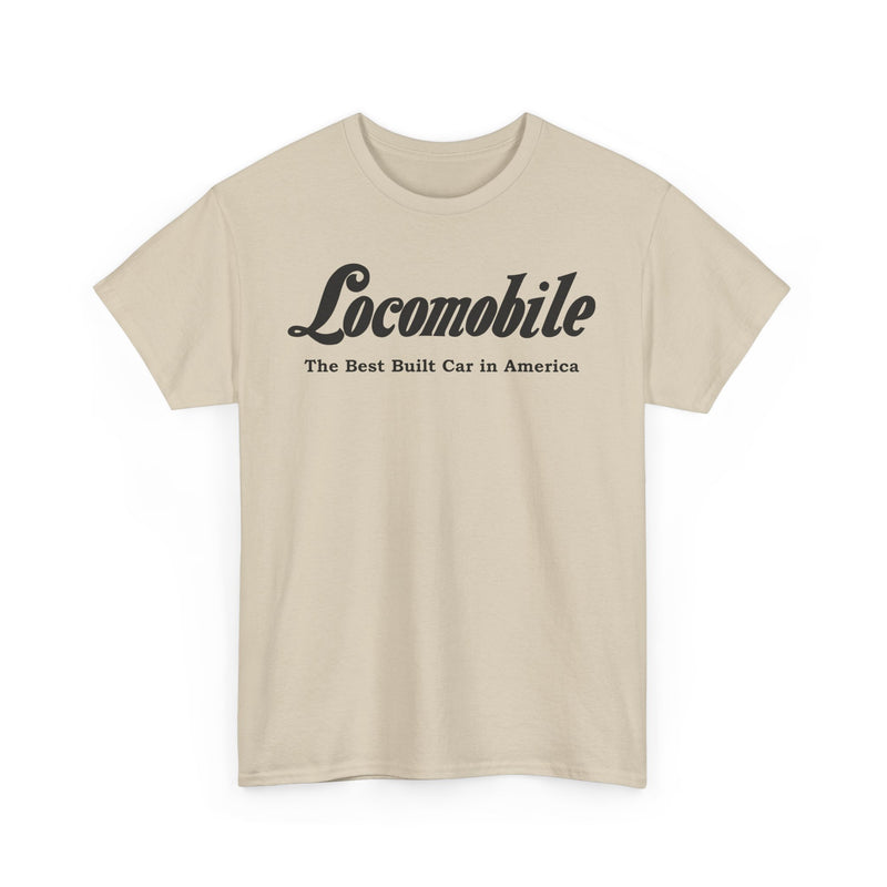 Load image into Gallery viewer, Locomobile The Best Built Car in America Vintage Script T-shirt
