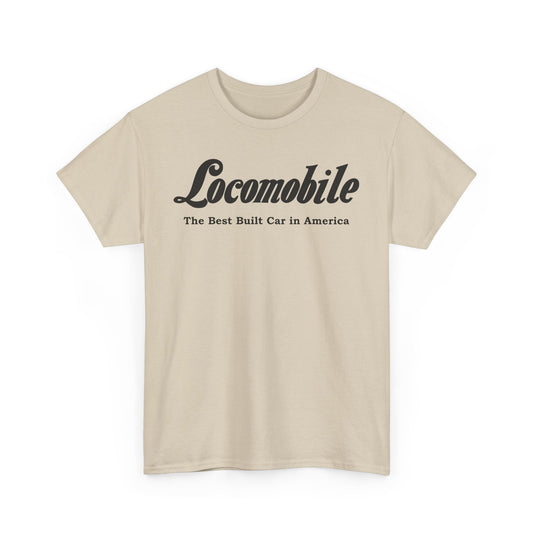 Locomobile The Best Built Car in America Vintage Script T-shirt