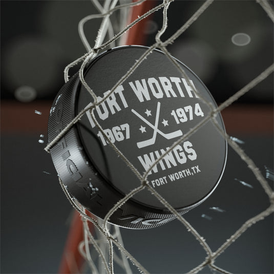 Fort Worth Wings Texas Central League 1967-1974 Hockey Puck