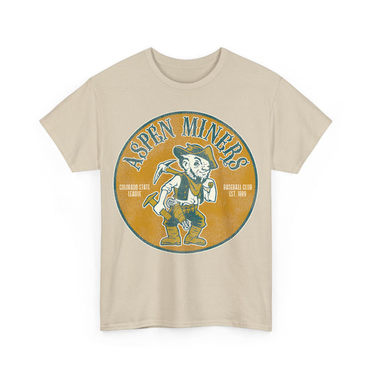 Aspen Miners Nostalgic Retro Baseball T-shirt