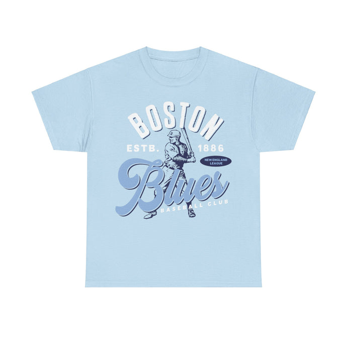 Boston Blues Est 1886 Massachusetts Baseball T-shirt