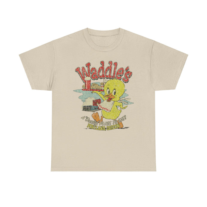 Waddle's Portland Oregon 1945 Coffee Shop Restaurant T-shirt