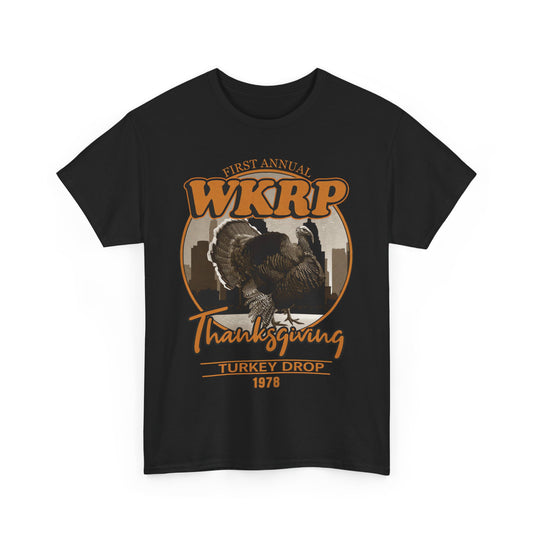 WKRP Radio Station Turkey Drop Cincinatti Ohio 1972 T-shirt