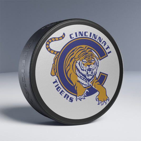 Cincinnati Tigers Ohio Central League '81-82 Hockey Puck