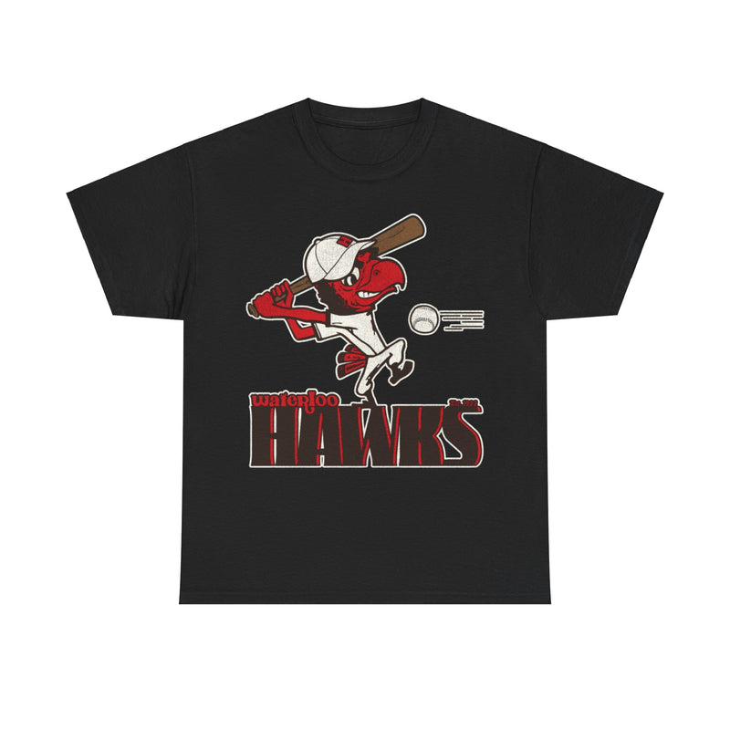 Load image into Gallery viewer, Waterloo Hawks Nostalgic Retro Baseball Team T-shirt
